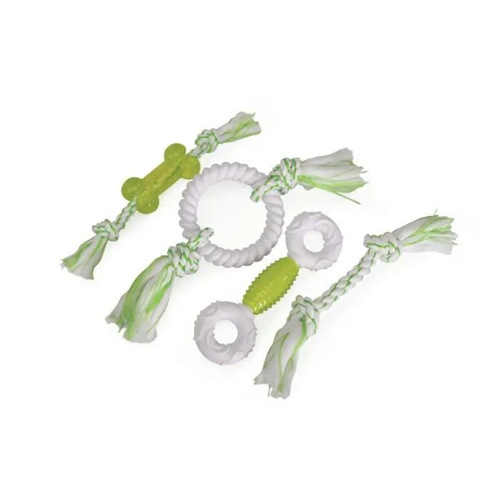 Reso Gratuito Camon Kit giochi dentali per cani profumati alla menta