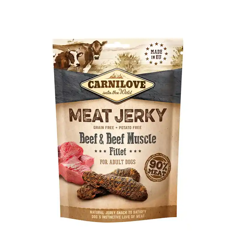 Scelto Dai Clienti Carnilove Meat Jerky Filetti di Carne e Muscolo Manzo