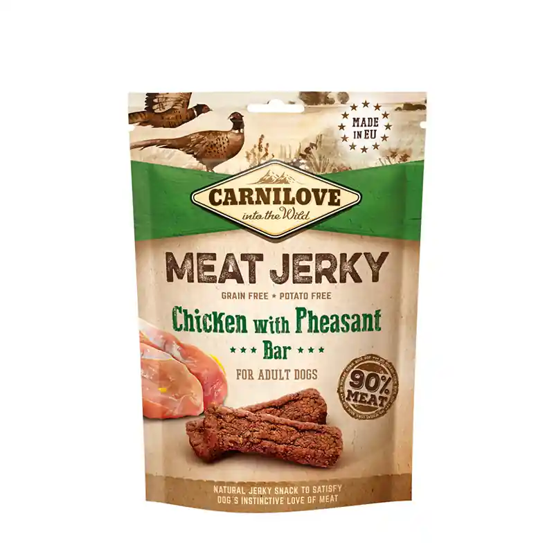 Offerta Speciale Carnilove Meat Jerky Pollo con Fagiano