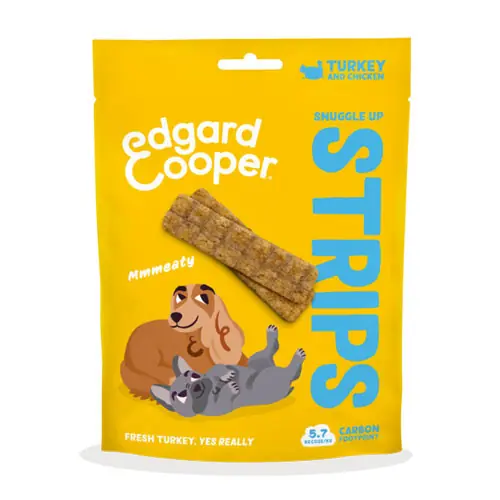 Edgard Cooper Strips Striscette di Tacchino e Pollo per cani Nuovo Arrivo