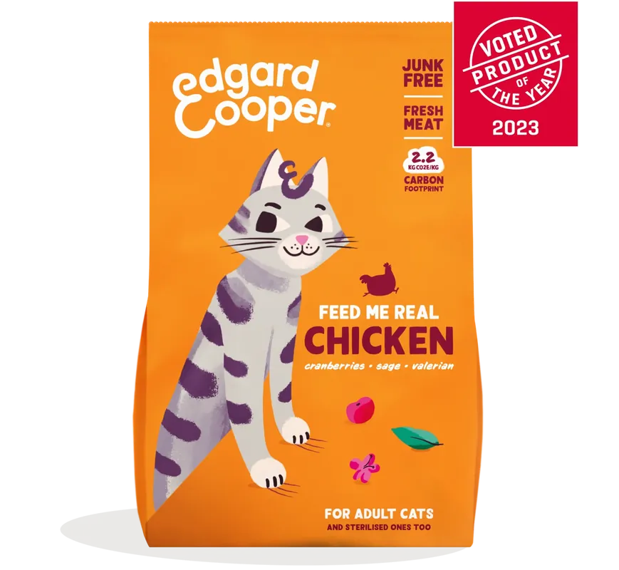 Pagamento Sicuro Edgard&Cooper Feed Me Real Pollo Fresco per Gatti