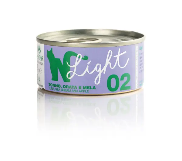 Prezzo Di Fabbrica Natural Code LIGHT 02 Tonno, Orata e Mela (Multipack 70gx4)