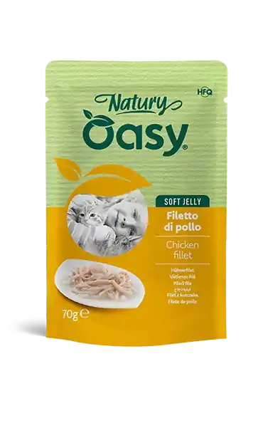 OASY Natury Soft Jelly buste filetto di pollo Quantità Limitata
