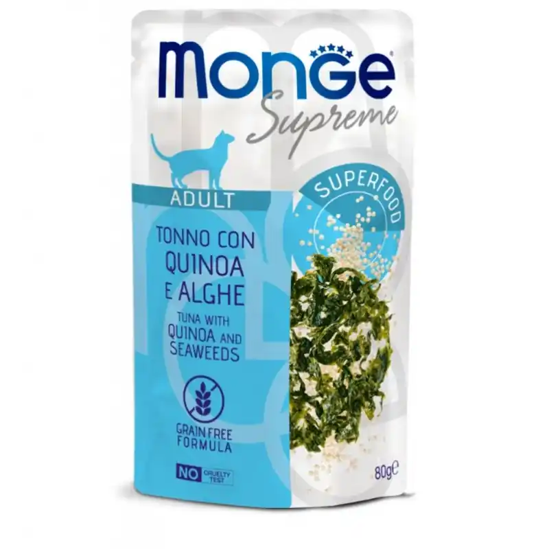 Monge Umido Gatto Supreme Adulto Tonno con Quinoa e Alghe Acquista Ora