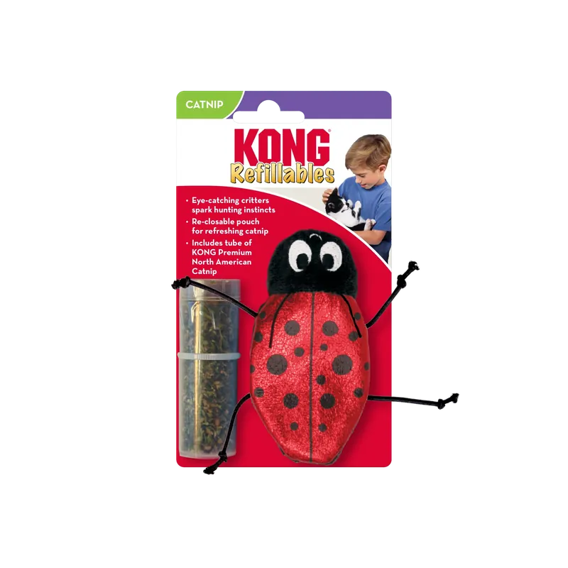 Kong Peluche Coccinella per gatti Consegna Rapida